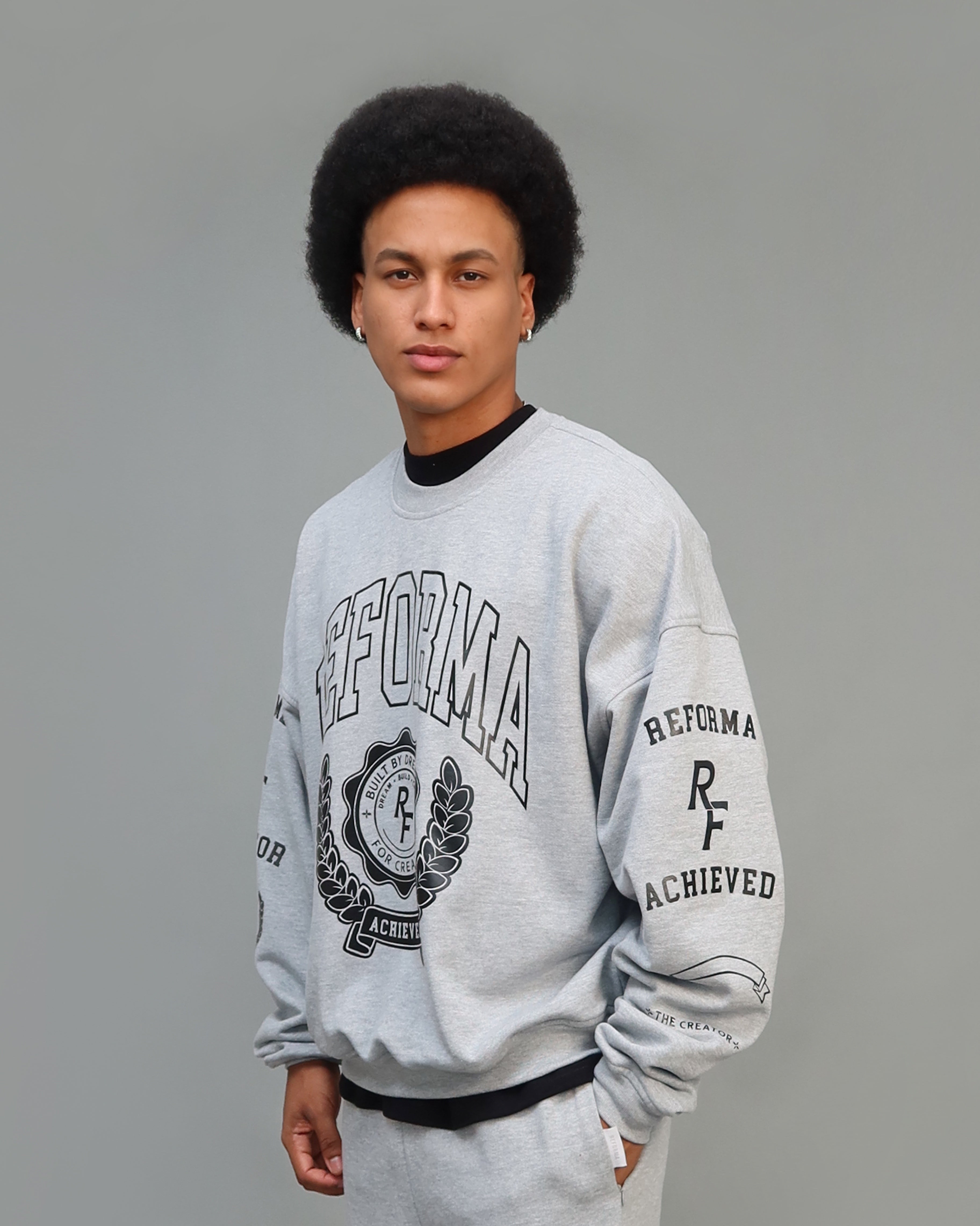 Sweater Crewneck Fit Over/Boxy Refor