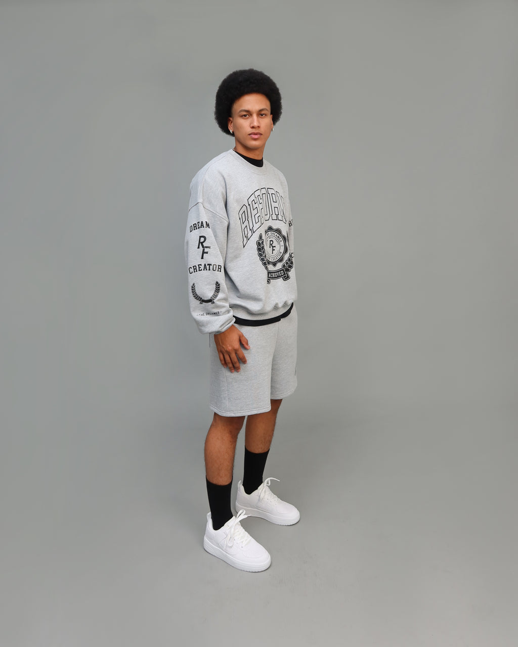 Sweater Crewneck Fit Over/Boxy Refor