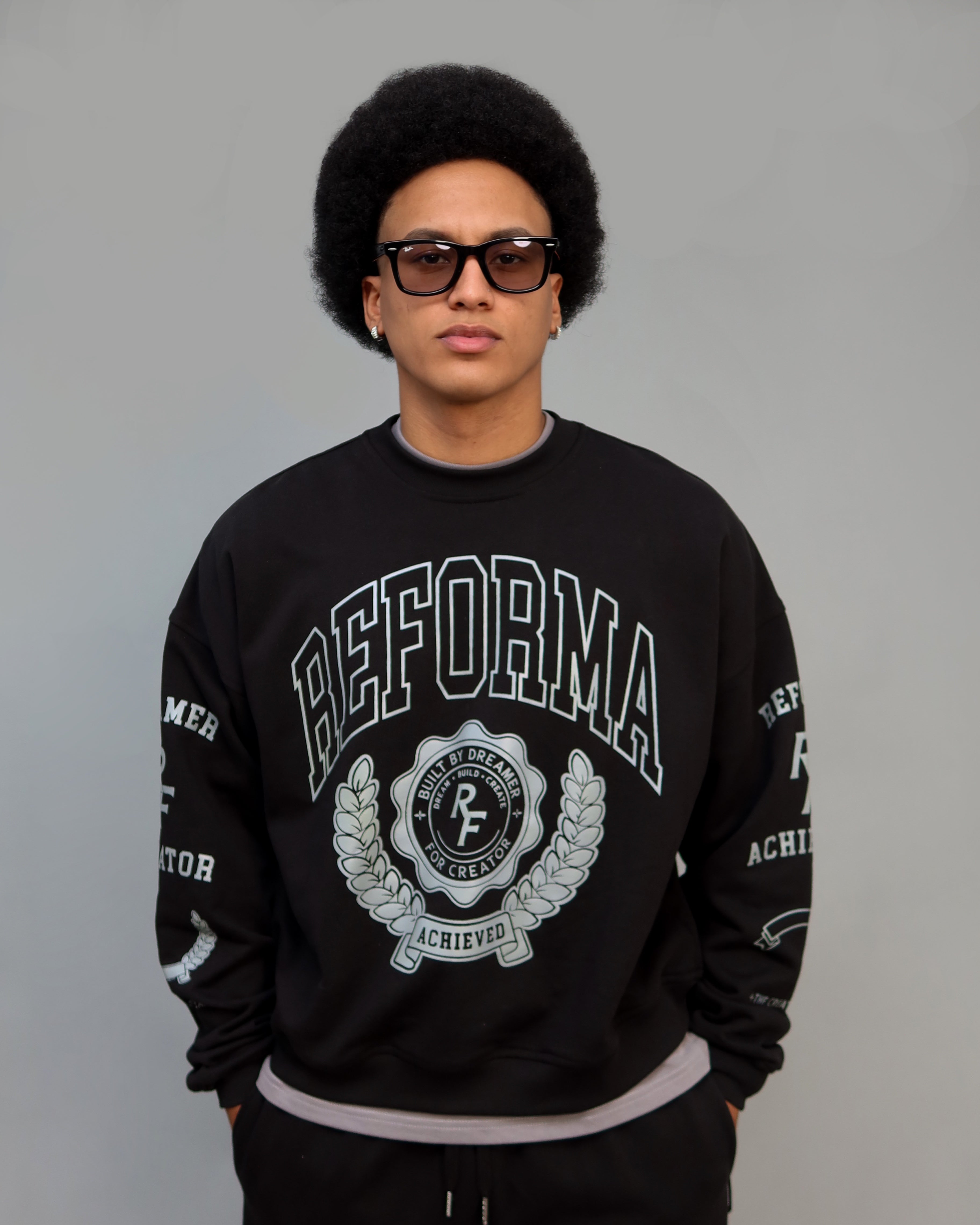 Sweater Crewneck Fit Over/Boxy Refor
