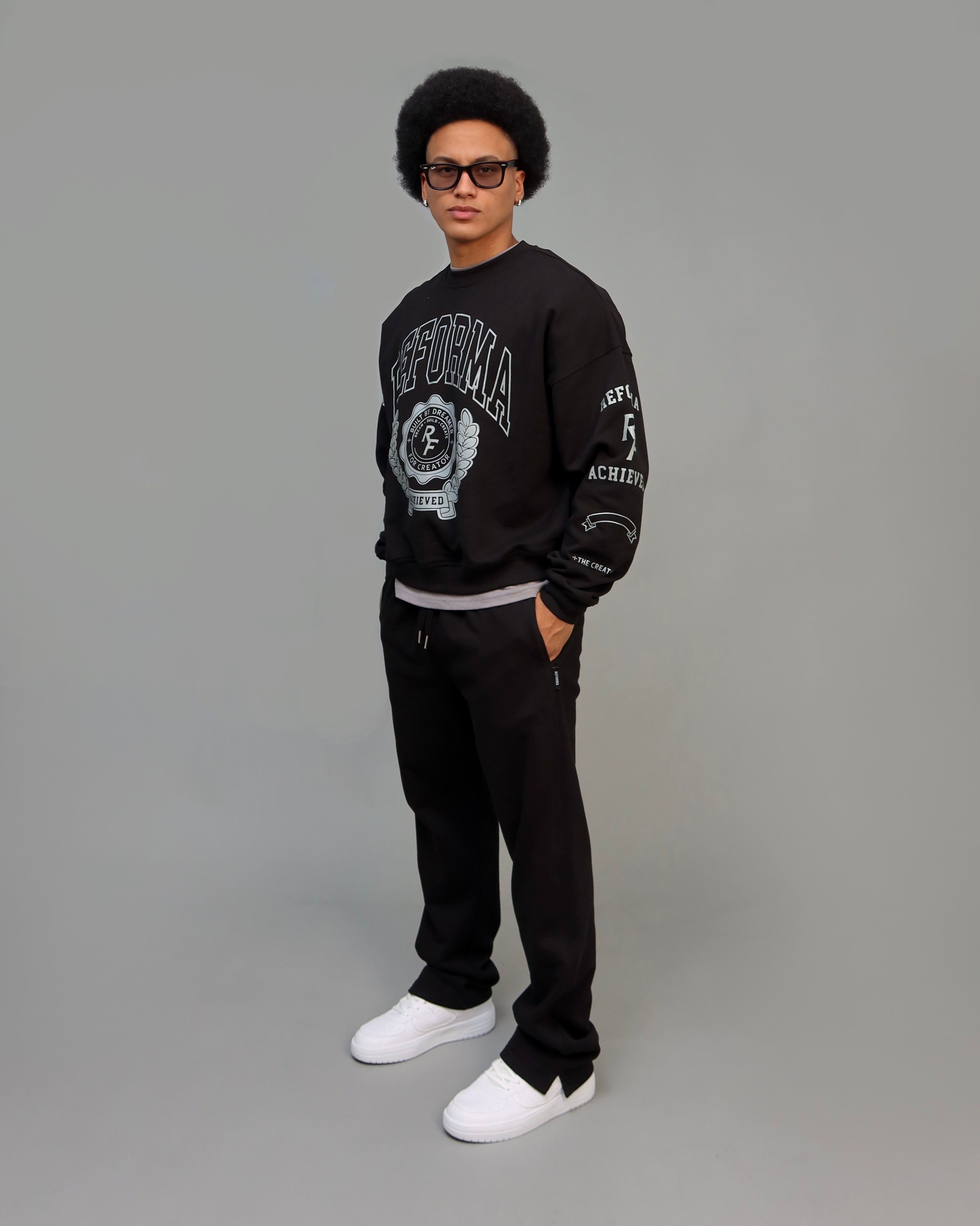 Sweater Crewneck Fit Over/Boxy Refor