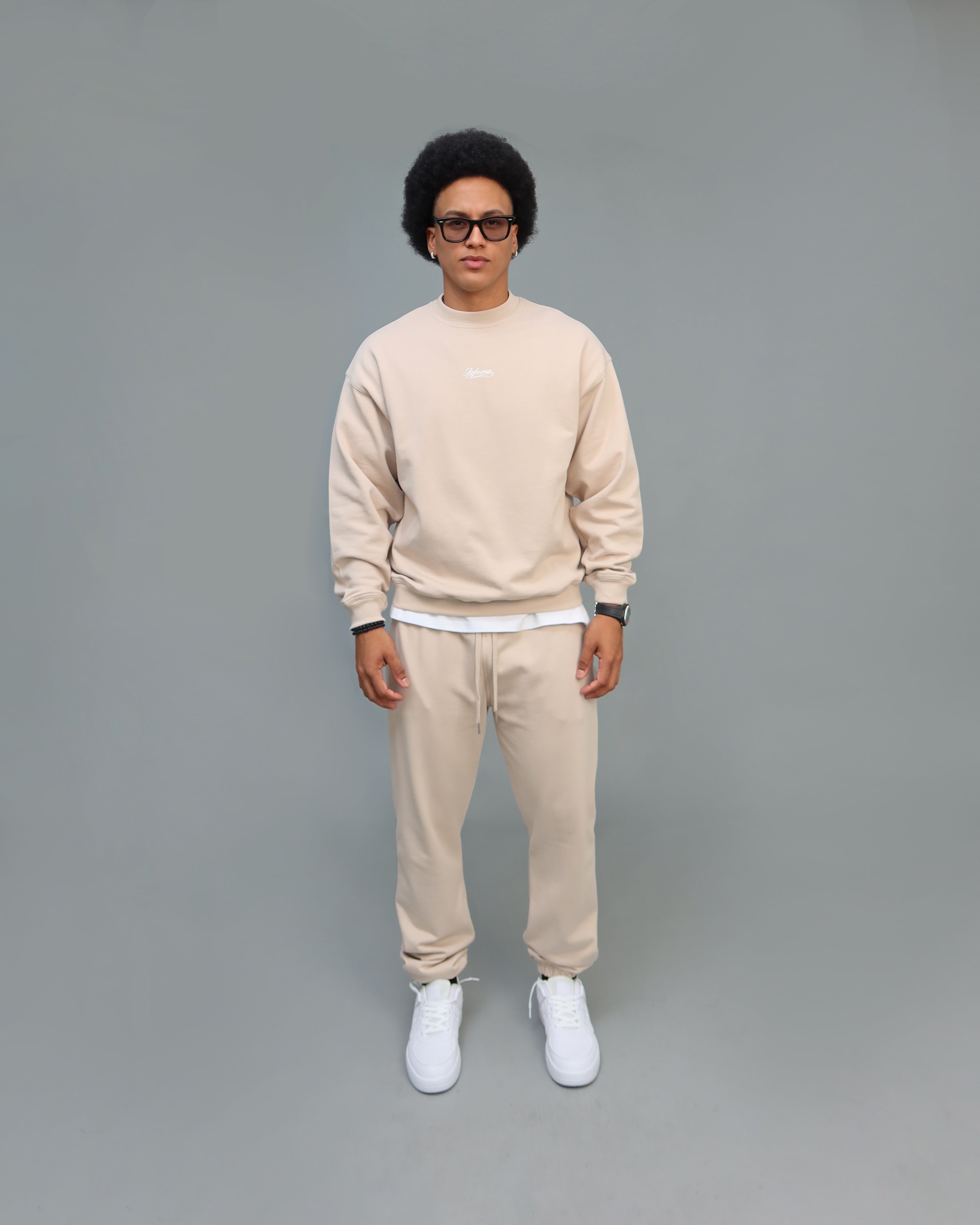 Sweater Crewneck Fit Oversize Branded