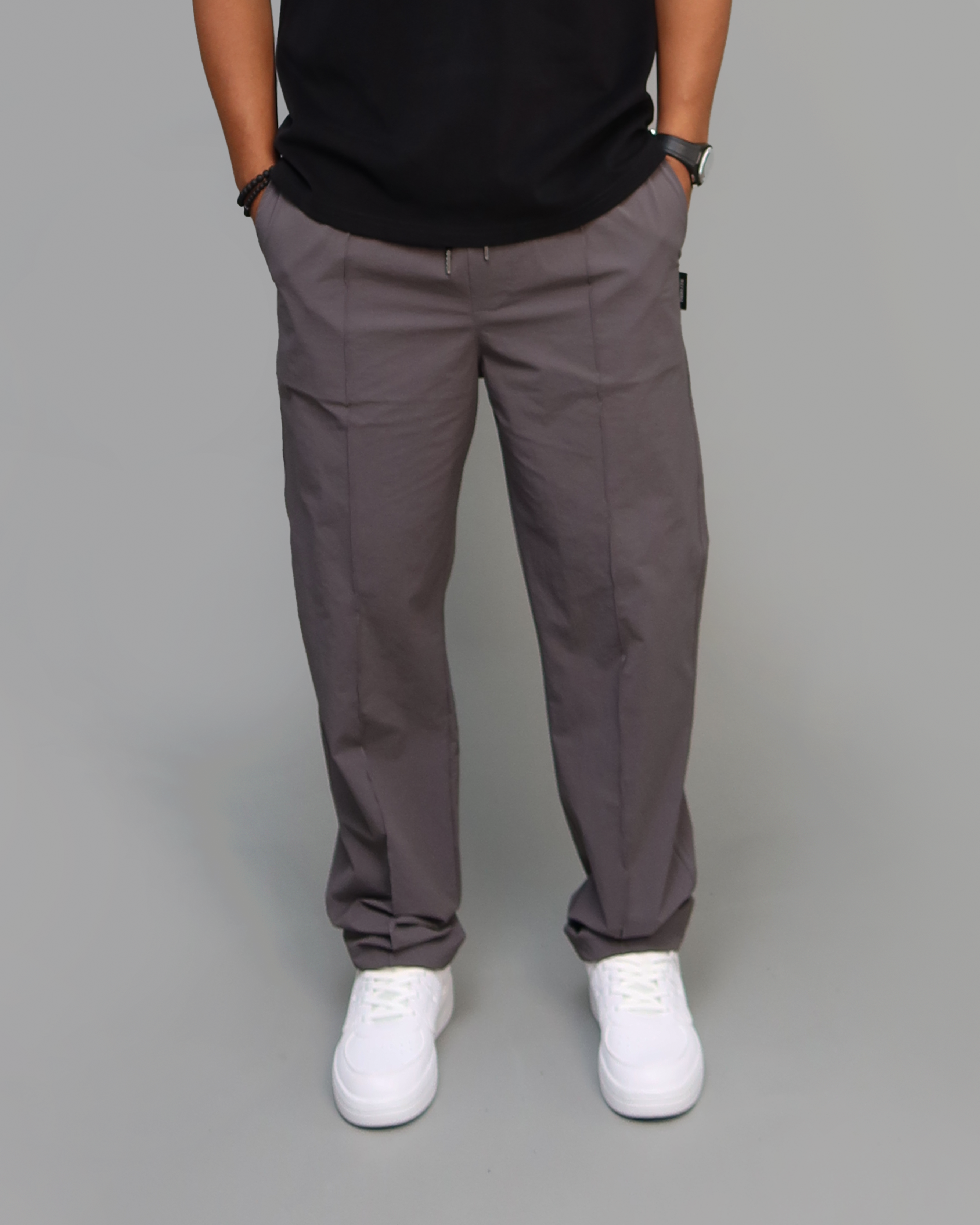 Pantalon Fit Straight Nylon