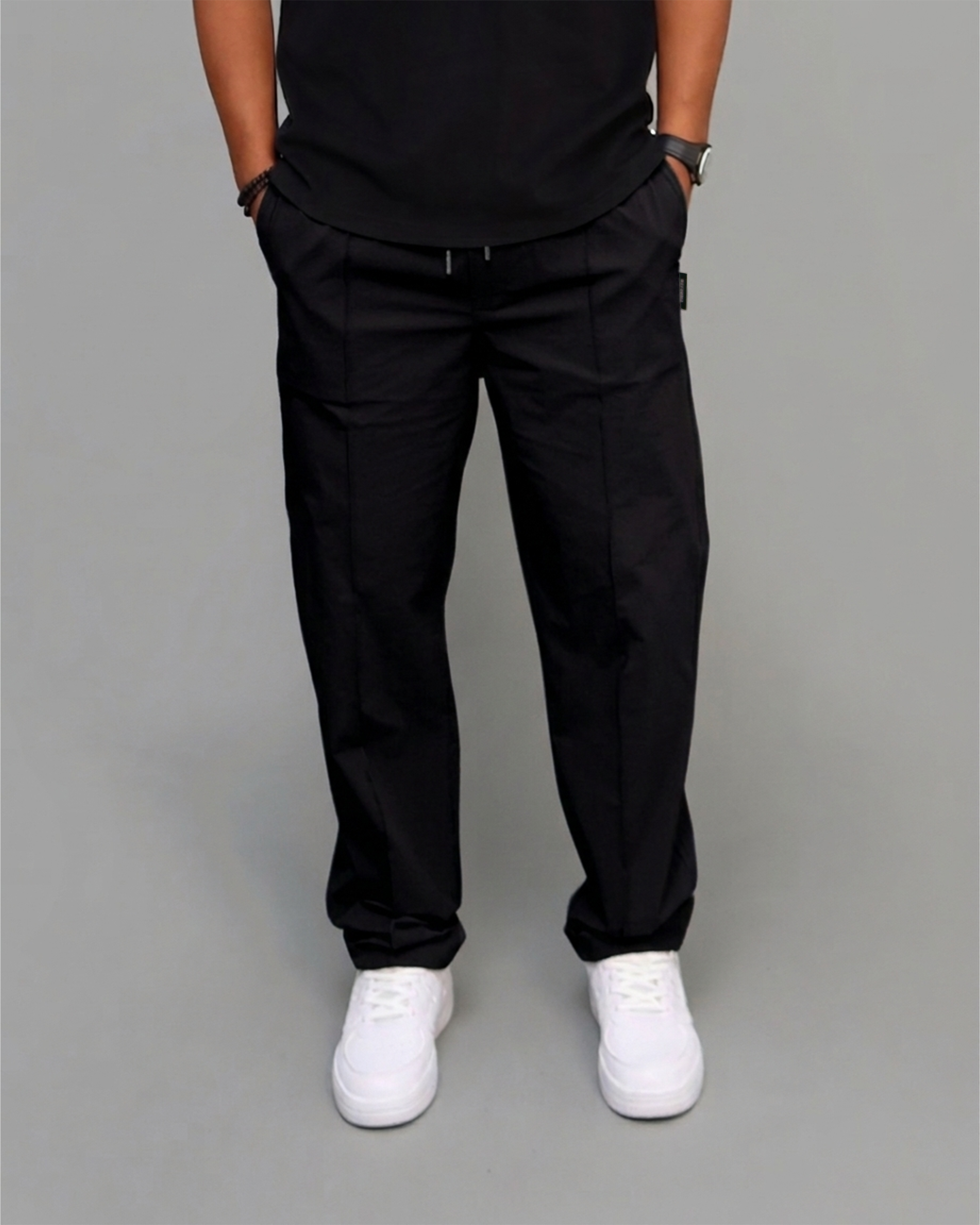 Pantalon Fit Straight Nylon