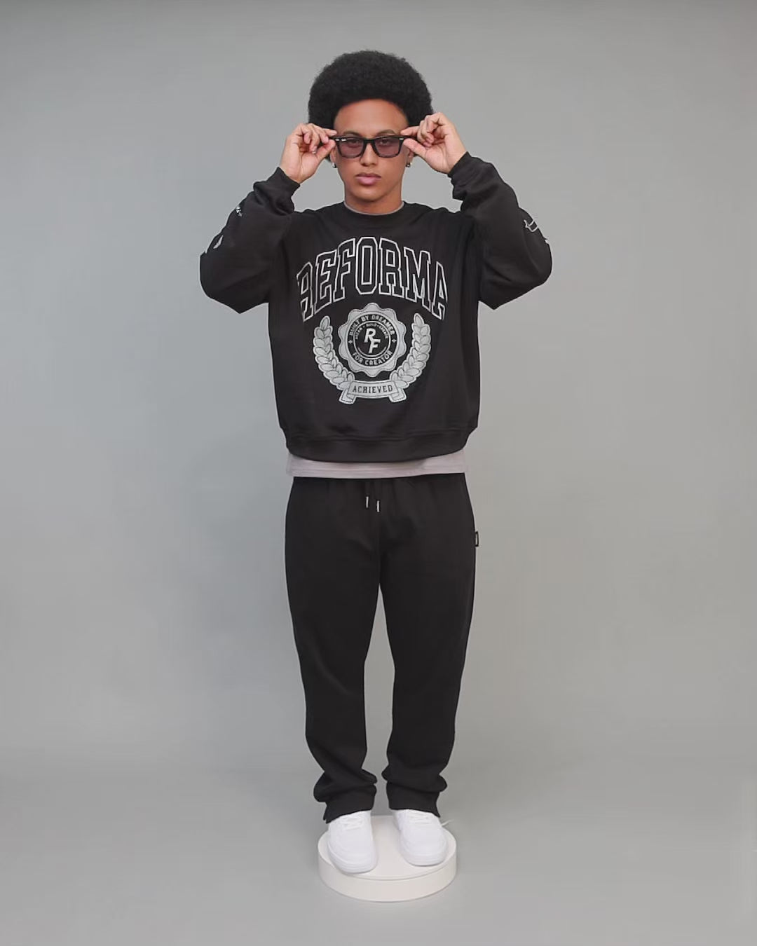 Sweater Crewneck Fit Over/Boxy Refor