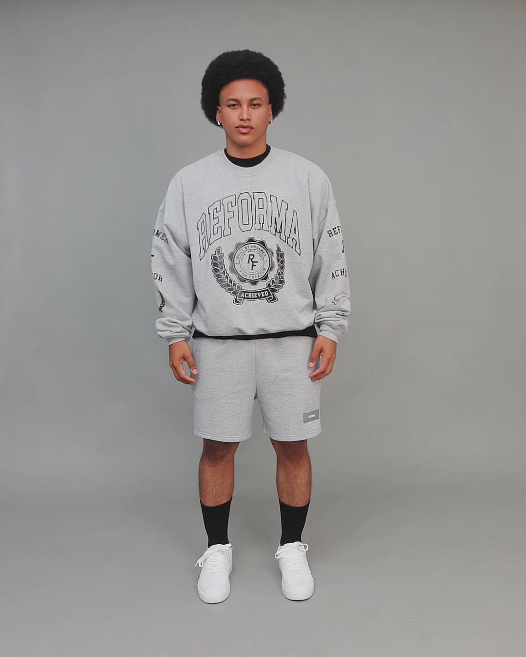 Sweater Crewneck Fit Over/Boxy Refor