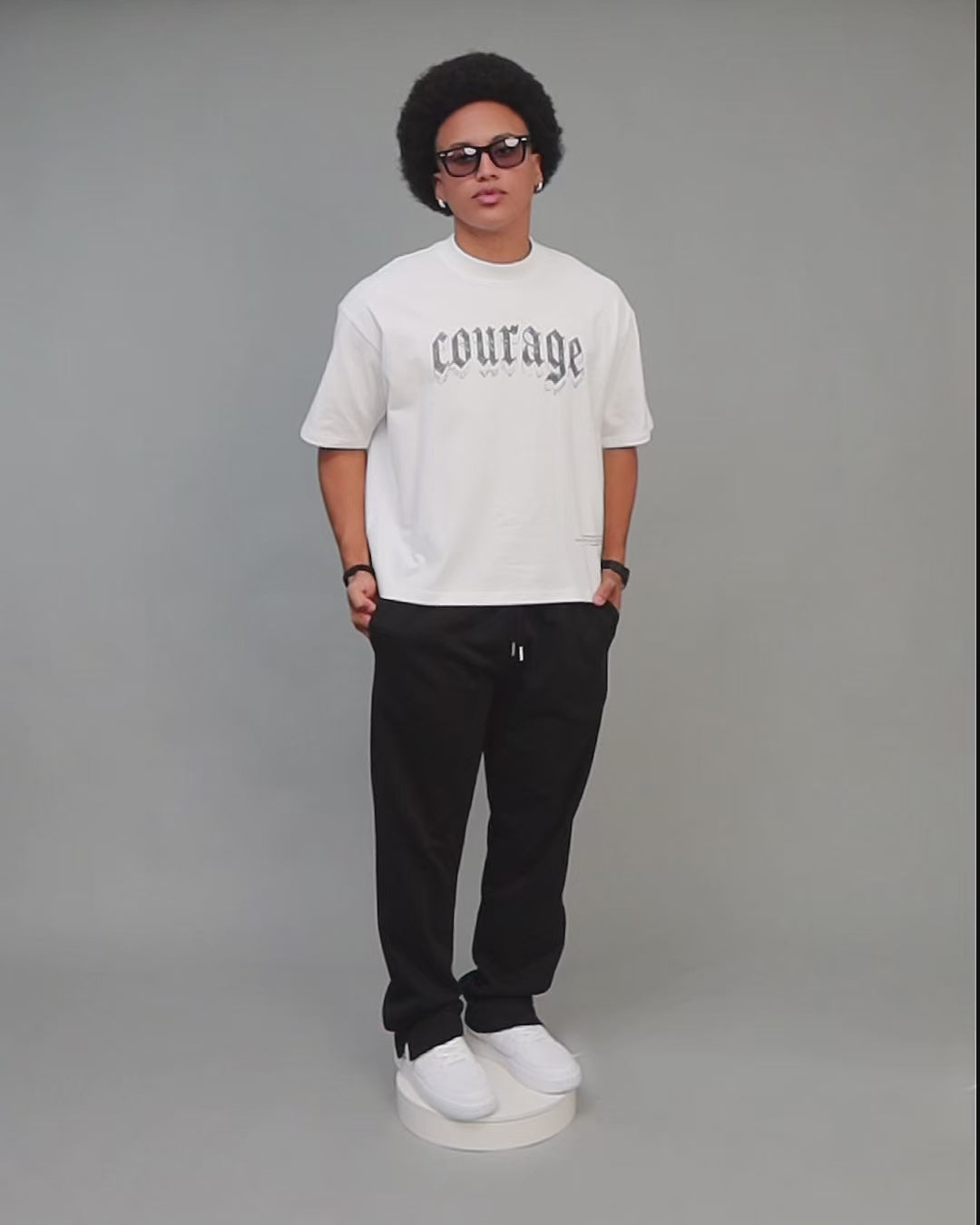T-Shirt Fit Boxy Courage